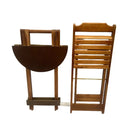 Conjunto Bistró Plegable con Banquetas – Imbuia