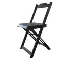 Conjunto Mesa Plegable 70x70 con 4 Sillas – Negro